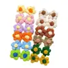 Diadema de Flores Nuevo Estilo 2025 Goma para el Pelo de Niña Cuerda para el Pelo Nueva de Otoño e Invierno para Niñas Adorno para la Cabeza Diadema Coreana para Niños