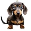 Nuevo colgante acrílico creativo de cachorro guapo para decoración de coche, colgante plano, llavero, accesorios para bolsos