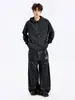 Artículo esencial del guardarropa masculino: Sudadera con capucha y media cremallera, de secado rápido, holgada y transpirable, adecuada para primavera y otoño, para fitness, running y uso casual