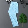 Pantalones Térmicos de Seda de Hielo para Hombre, Estilo Delgado de Costilla, Pantalones de Capa Base Amigables con la Piel, Pantalones Cálidos para Hombre, Seda de Hielo Ultra Delgada al por Mayor