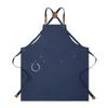 Amazon Algodón Engrosado Extra Grande Lona Impermeable y a Prueba de Aceite Jardinería Casera Corte de Cabello Estampado de Logo Delantal Ropa de Trabajo