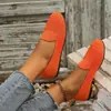 Sapatos casuais femininos respiráveis da moda de retalhos de verão, estilo coreano de tamanho grande, novos mocassins slip-on em flyknit
