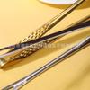 Pinza para barbacoa coreana acero inoxidable 304 pinza para barbacoa pinza para bistec pinza dorada para barbacoa tipo buffet pinza alargada para pan
