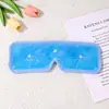 Mascarilla de Compresa Fría Amigable con la Piel Mascarilla de Doble Compresa Fría y Caliente Cómoda Mascarilla de Hielo en Gel Mascarilla con Pegatina Bloqueadora de Ojos Mascarilla para Ojos