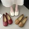 Mocasines de estilo retro francés, de suela blanda y puntera dividida para mujer, nueva colección otoño 2026, perfectos con vestidos, zapatos planos sin cordones y Mary Janes