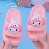 Chinelos Infantis EVA Slip-on Meninos e Meninas Verão Desenho Animado Fofo Antiderrapante Interno Casa Chinelos para Crianças Maiores