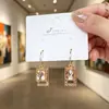 Brincos de Pérola Geométricos com Pino de Prata 925 para Mulheres, Brincos de Franja Modernos, Brincos de Luxo, Brincos Elegantes Retrô Venda por Atacado