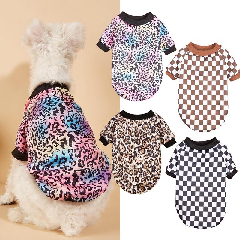 棋盘豹纹卫衣组图蓓蓓兴