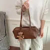 Bolsa de Gran Capacidad para Mujer 2026 Moda Rad Bolso de Hombro Único Debajo del Brazo Estilo de Moda Bolso Casual Sentido de la Belleza Otoño Invierno Nuevo Estilo