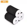 Banda Elástica de Látex Blanca y Negra Banda Elástica Ancha Plana Accesorios para Puño de Manga Fabricante Mayorista Banda Elástica Banda para Correr