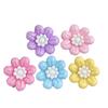 Flor de cerezo Flor de durazno Siete flores de peonía Girasol Girasol Serie completa de flores Accesorios de material de resina Accesorios para el cabello