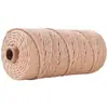 Cuerda Cuerda de Algodón Lino 3 mm de Grosor Cuerda de Algodón Rollo Completo Cuerda para Atar Embalaje Cuerda de Algodón diy Tejido Hecho a Mano Hilo de Algodón de Colores Otro