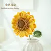 Venta al por mayor Transfronteriza Hilo Tejido a Mano Girasoles Flores Artificiales Regalos del Día de San Valentín Decoración del Hogar