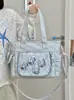 Otoño 2026 Nuevo Estilo Japonés Bolsa Ita Gran Capacidad Bolso de Hombro Cruzado Estudiante de Anime Viajero Versátil Bolso de Lona