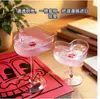 Taza Creativa Kaiyao de Cristal sin Plomo con Forma de Corazón para Uso Doméstico, Tienda de Bebidas de Hotel, Copa para Helado, Copa de Vino para Bodas de Parejas