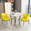 Mesa Pequeña de Té para Balcón, Juego de Mesa y Sillas Pequeñas para Recepción y Negociación de Oficina, Mesa de Café Pequeña para Apartamentos Pequeños del Hogar, Mesa de Comedor, Mesa Redonda Pequeña de Ocio
