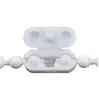 Cadena de Perlas de Plástico Moderna de 4.5 mm 50 Piezas Doble Agujero Accesorios para Cortinas Accesorios para Barra de Cortina y Riel Conector de Perlas