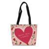 Bolso de Lona de Gran Capacidad para Mujer 2025 Nuevo Bolso de Lona Corazón Ins Nicho Versátil Bolso de Hombro Bolso Tote Grande