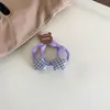 Faixa de cabelo de elástico infantil para menina, anel de cabelo elástico alto, acessórios de cabelo para meninas, não machuca o cabelo, corda de cabelo fofa, adorno de cabeça