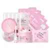 Conjunto Combinado de Cuidados Faciais Série Flor de Cerejeira Laikoufenyi Transfronteiriço Fda Hidratante e Umectante Fabricante de Pontos