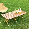 Mesa para Rollos de Huevo de Aleación de Aluminio Mesa Plegable Portátil para Exteriores Puesto de Venta Mesa Plegable para Acampar Salida Mesa para Rollos de Huevo Mesa para Cocinar Té Picnic