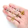 Yuenz Accesorios para Joyería DIY Colgante de Estrella Aleación Retro Colgante Pequeño de Aleación 17*15mm L340