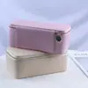 Caja de Joyería Portátil para Viaje con 12 Bolsitas Pequeñas, Cremallera de Cuero, Gran Capacidad, para Pendientes, Collares, Almacenamiento de Joyería
