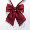 Gravata Borboleta Uniforme de Bacharel Feminina Camisa Jk Estilo Preppy Estudante Livre Roupa de Marinheiro Gravata Borboleta Ciano Vermelho Vinho Flor de Colarinho Fita