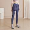 Pantalones de yoga falsos de dos piezas de secado rápido para mujer, cintura alta, levanta glúteos, contrae abdomen, pantalones para correr, pantalones de fitness, pantalones deportivos ajustados elásticos