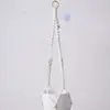 Bolsa de Red Tejida a Mano para Maceta, Decoración de Cuerda de Algodón Bohemia, Colgante de Pared, Jardinería en Balcón, Cesta Creativa Colgante para Plantas Verdes