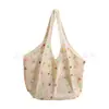 Bolso de paja hueco de gran capacidad para la playa de verano para mujer, nuevo bolso tejido para la playa 2025, bolso de un solo hombro para debajo del brazo