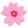 Nueva serie Sakura de zapatos con flores, hebillas decorativas de PVC, goma suave, accesorios decorativos personalizados, adornos para zapatos.
