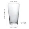 Copo de Cerveja Artesanal Personalizado Copo Criativo Copo Comercial para Suco Leite Boca Larga Copo Americano Pint Estilo Ins Copo de Vidro