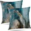 Funda de Almohada Arte Abstracto Nórdico Funda de Cojín para Sofá de Sala de Estar Decoración de Lujo Ligero Funda de Almohada Creativa de Lujo Ligero Venta al por Mayor