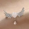 Broche de Alas de Ángel de Amor Europeo y Americano Broche Fijo de Alta Gama para Ropa de Mujer Accesorios de Hebilla de Pin para Corsage Suéter Traje