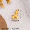 Acessórios para Joias DIY Ouro de Areia Fique Rico Imediatamente Mala Pequena Ano do Cavalo Ano Animal Não Desbota Acessórios para Colar Pulseira DIY