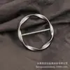 Fivela de Nó de Canto Metal Moda Fivela Japonesa Lenço de Seda Botão de Roupa Camisa Jaqueta Vento Bainha Versátil de Todas as Peças Alto Padrão Universal