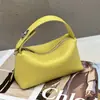 Bolso Retro de Cuero Genuino Personalizado de Fábrica, Elegante y con Estilo, Bolso de Mano con Diseño de Nicho, Bolso de Mano de Piel de Vaca de Primera Capa