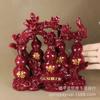 Fonte do Fabricante Areia Dourada Roxa Seguros e Desejosos Ornamentos de Cinábrio Artesanato da Torre Wenchang Fu Lu Shou Guanyin Cornucópia