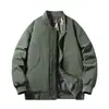Nueva Chaqueta de Algodón Uniforme de Béisbol Otoño e Invierno 2026 Chaqueta para Hombre Cuello Alto Casual Holgada Cárdigan Uniforme de Béisbol Chaqueta de Algodón Hombre