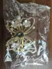 Clip de Garra de Borla de Mariposa de Perla de Diamante Hueco de Fairy Hollow Verano Horquilla de Metal para el Cabello para Mujer Parte Posterior de la Cabeza Recogido Horquilla Clip para Agarrar el Cabello