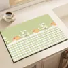 Mantel individual, Tapete para mesa de cocina, Tapete escurridor para encimera, Impermeable para escritorio, Secado rápido, Absorbente, Antideslizante, Aislamiento térmico, Anti-quemaduras, Posavasos pequeño protector