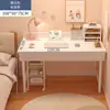 Mesa de quarto para meninas com gaveta, mesa de estudo para estudantes, mesa de maquiagem simples para alugar, mesa de computador para escritório