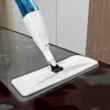 Mopa Plana con Rociador de Agua para Azulejos y Pisos de Madera, Lavado sin Manos, Doble Uso para Limpieza en Seco y Húmedo, Mopa Giratoria y Fácil de Almacenar
