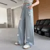 Ropa para Niños, Jeans para Niñas, Estilo Primavera y Otoño, Pantalones Largos con Pedrería, Pantalones Casuales con Lazo, Pantalones de Pierna Ancha para Niñas y Niños