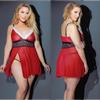 Fornecimento transfronteiriço da Europa e dos Estados Unidos comércio exterior lingerie sexy cinta vermelha sexy camisola de Natal fabricantes atacado
