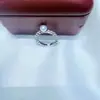 Anel de Prata de Lei S925 com Pérolas de Água Doce Aurora 5-6mm Anel de Alta Qualidade Personalidade Luxo Leve Temperamento Unissex Estilo Empilhável