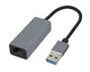Carcasa Metálica Puerto de Red USB a Rj45 USB 2.0 Tarjeta de Red sin Controlador 100m Tarjeta de Red USB 2.0 100m