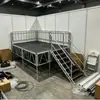 Escenario ensamblado de aleación de aluminio, escenario de altura ajustable para actuaciones de bodas, exposiciones y exhibiciones de autos
