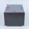 Caja de distribución de gabinete de chapa metálica gabinete de marco azul caja de control de gabinete caja de estuche para instrumentos electrónicos portátiles caja de control de alimentación